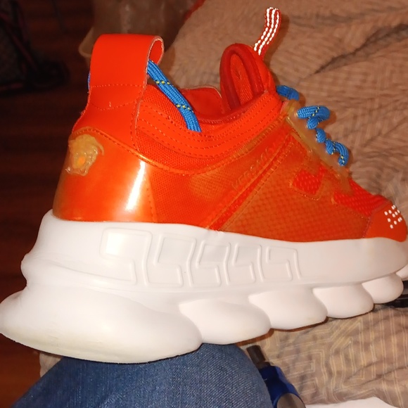 Versace Chain reaction size 44 Red White and Blue - Picture 1 of 5